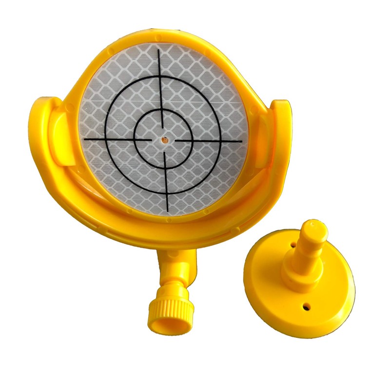 GEOLENI Mini prisma de vigilancia, prisma de topografía reflectante hoja