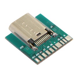 JSER DIY 24pin USB 3.1 Type C Female Plug SMT Type with PC Board