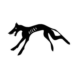 Ranger Products Zombie Dog Hound - Decal Sticker, Die Cut Vinyl Decal for Windows, Cars, Trucks, Tool Boxes, laptops, MacBook - virtually Any Hard, Smooth Surface