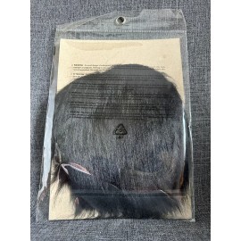 Fun World Adult Mens Black Facial Hair Beard and Mustache Costume Accessory NEW