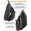 MOYAQI Disc Golf Bag with Retriever Holder and Storage Pockets,