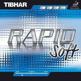 Tibhar Rubber Rapid Soft, black, 1,8 mm