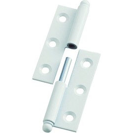 TRUSCO(トラスコ) スチール製抜き差し蝶番 左用 (1組(袋)=2個入) 225-6043L