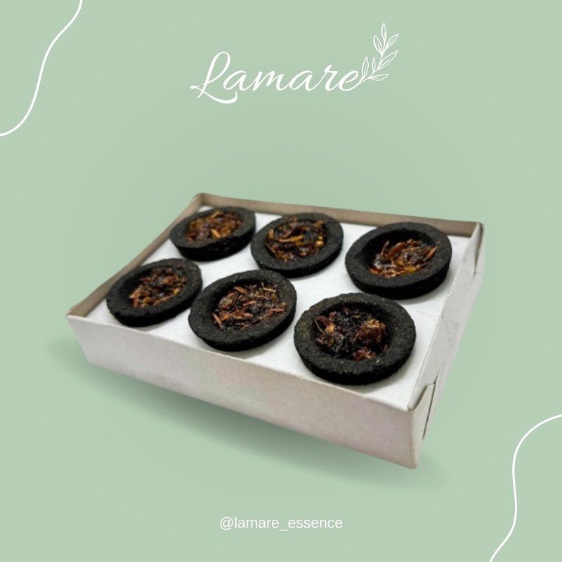 Charcoal Cups with 5g Incense Resin - Protection and Harmony