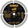 DEWALT Circular Saw Blade, 7 1/4 Inch, 4 Tooth, Cement