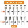 24pc Diamond Grinding Bit Compatible with Dremel Diamond File Sanding
