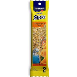 Vitakraft Parakeet Orange Glazed Treat Sticks