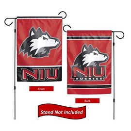 Northern Illinois University Huskies 12.5” x 18" Double Sided Yard and Garden College Banner Flag Is Printed in the USA,