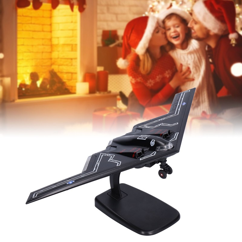 B2 Metal Fighter Plane Model Military Airplane Model Pull Back