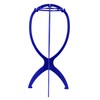 WIG ME UP - Synthetic wig stand, blue