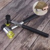 25mm/9.84in Rubber Mallet Double-Sided Soft Hammer Plastic Hammer Manual Rubber