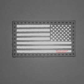 Ranger Green Infrared IR USA American Flag 3.5x2 IFF Tactical Morale Touch Patch