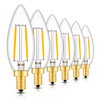 CRLight 2W 250LM LED Candelabra Bulb 2700K Warm White, 25W