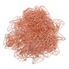 100Pcs Shape Paper Clips, Rose Gold Small Paperclips Photo File