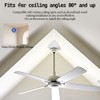 Ceiling Fan Mounting Bracket Kit,Ceiling Fan Angle Mount Box Fits