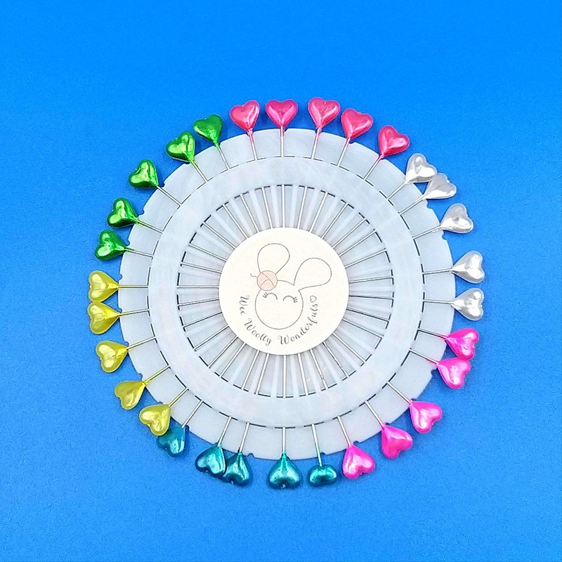 Sewing Pin Set - Heart Pins