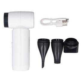 Electric Air Duster Cordless Handheld Portable Mini PC Car Blower 80000RPM High Power with 3 Nozzles