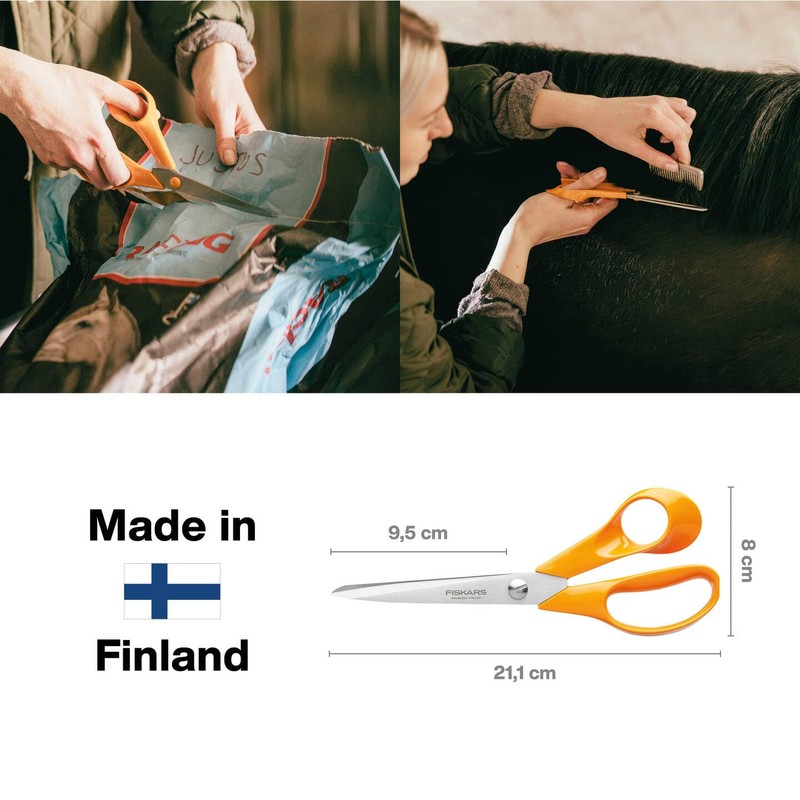 Fiskars Universal Scissors For Right Handed Users, Total Length: 21