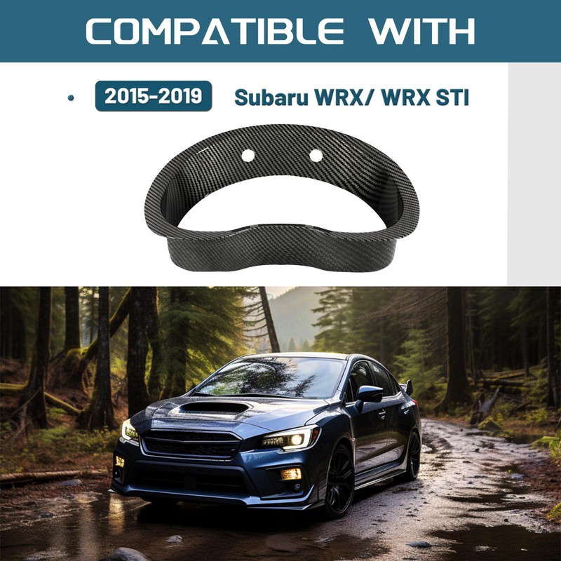 KUAFU Meter Cluster Bezel Compatible with 2015-2019 Subaru WRX/WRX STI