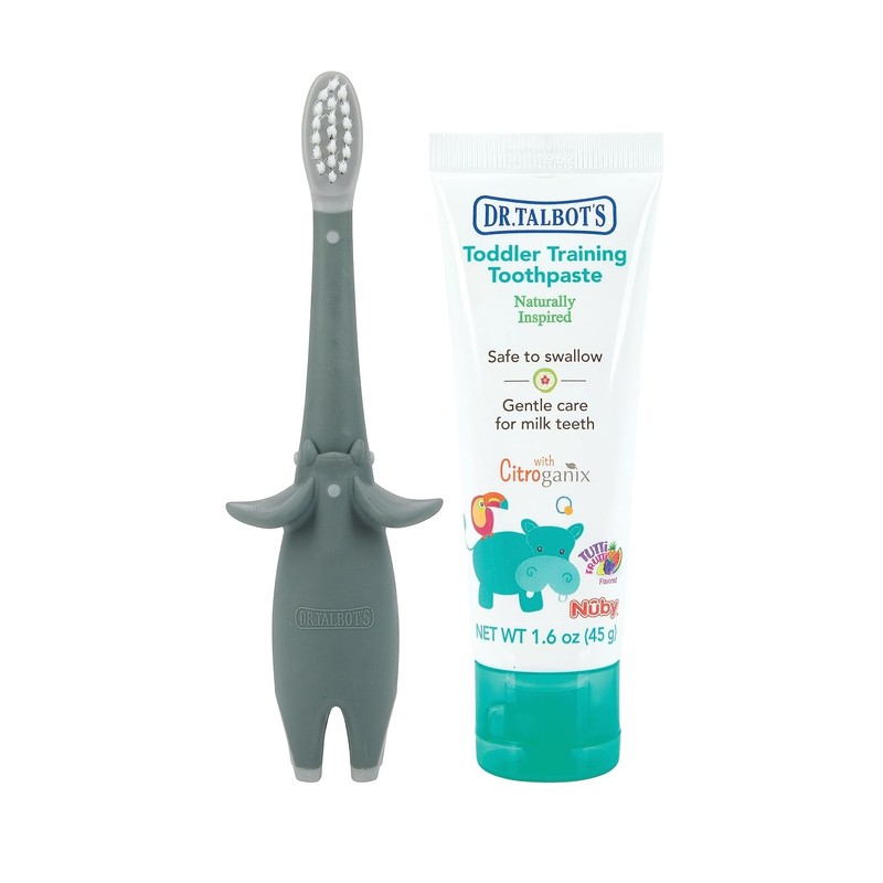 Dr. Talbot's Toddler Training Toothbrush and Naturally Inspired Kids Toothpaste