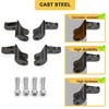 Mofun Driver Floorboard Relocation Brackets Compatible with Harley Touring Street