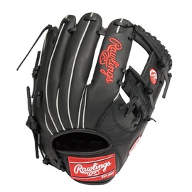 GRXASPLN62 Adult General Baseball Glove, 11.25 inches, For Softball, All Around, Black, Right-hand Throw