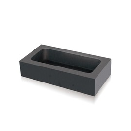 Nelyrho 1 Piece 1kg Graphite Ingot Mold for Casting Gold Silver Aluminum Copper Brass, Metal Melting Refining Tools (4.01 x 2.01 x 1.01 Inch)