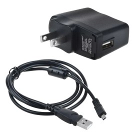 ABLEGRID USB AC/DC Power Adapter Camera Battery Charger + PC Cord For Nikon Coolpix S6100