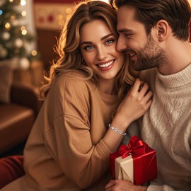 Tusuzik Valentine's Day Gift for Women, Bracelet for 925 Sterling Silver Infinity Bracelets Jewellery with Rose Gold Plated for Wife, Sterling Silver, Cubic Zirconia