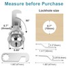 Pertinel Cam Locks Keyed Alike, 3/4" Cabinet Locks with Keys
