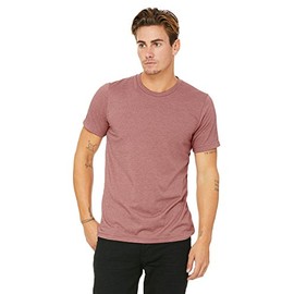 Bella + Canvas Unisex Heather CVC T-Shirt L HEATHER MAUVE