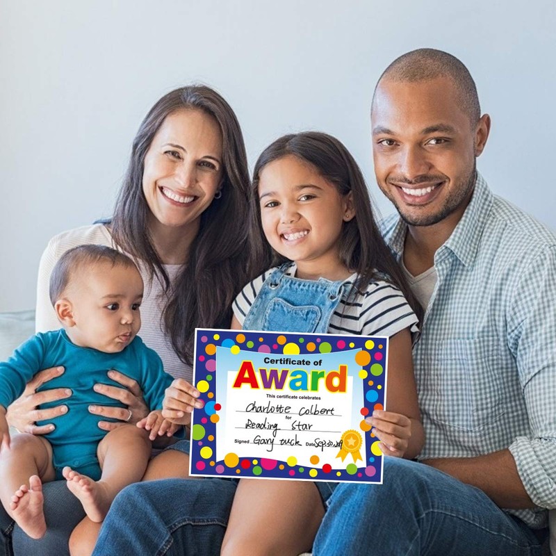 Yoklili 45-Pack Certificate of Award for Teachers Students Back to