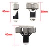 ZQIY 4PCS Metal Spring Ring Pen Holder Adjustable Stationery Rack
