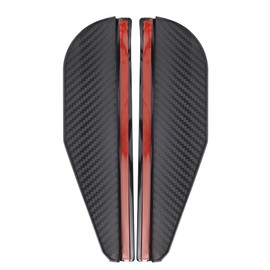 POPSTORE 2Pcs Car Rearview Mirror Rain Eyebrow Waterproof Rain Shield Universal Rear View Side Mirror Rain Board Sun Visor Shade Shield for Most Cars (Black)