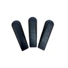 SoSupplies 3 X Black Door Wedges Wedge Stop Stoppers