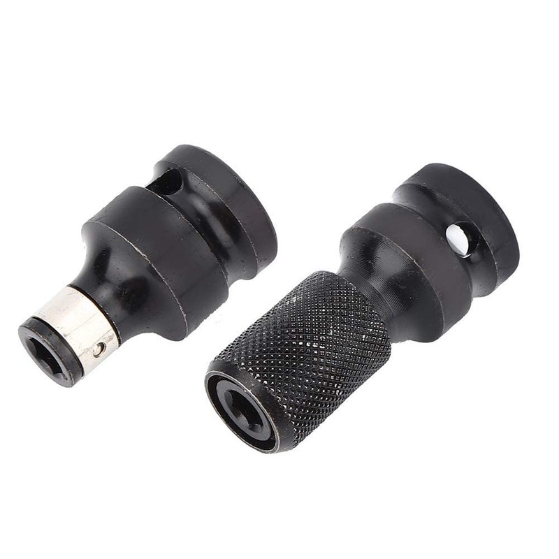 LiebeWH 2 x Socket Adapters 1/2 Inch Square Drive to