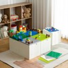 SHIMOYAMA Collapsible Storage Box with Large Building Base for Duplo
