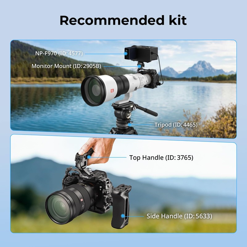 SmallRig Normal Cage for Sony Alpha 1 II/Alpha 9 III,