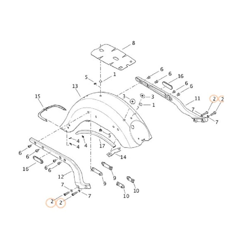 Harley Davidson SCREW, BTN HD/TORX HD3056
