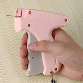 Stitch Gun,Tagging Gun for Clothing, Fine Stitch Mini Stitch Gun for Clothes,Quick Clothing Fixer,Hemming Sewing Tool Kit with 5 Needles,Includes 1000 Fasteners, Great for Garment Repair (Pink)