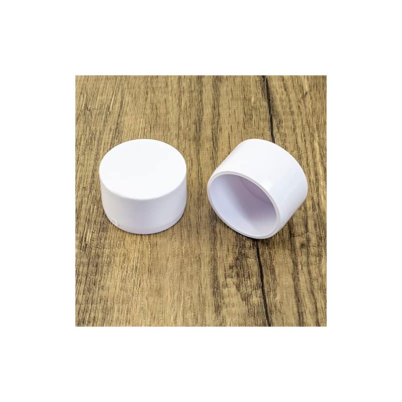 2PCS 1-1/4 Inch 1.25'' SCH40 PVC Pipe End Cap Plug
