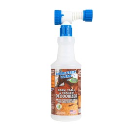 Absolutely Clean Barn, Stall, or Horse Trailer Deodorizer, Natural-Based Cleaning Spray (32oz)