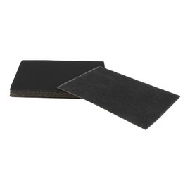 X AUTOHAUX Sandpaper Hook & Loop Sanding Sheets 140x115mm Black 2000 Grit Efficient Grinding and Polishing Automobile Manufacturing and Repair Metal Processing