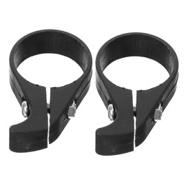 Outanaya 2pcs Chain Stopper Bike Chain Locks Bicycle Chain Drop Protector Chain Tensioner Bike Chain Guards Chain Guide for Road Bike Bicycle Chain Guards Chain Guide Clamp Black Plastic