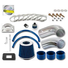 Click2go Cold Air Intake Kit with Reusable Blue Filter Compatible with Toyota 88-95 Tacoma / 4Runner / Pickup 3.0L V6