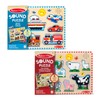 Melissa & Doug Wooden Light-Activated Sound Puzzle 2-Pack for Toddler