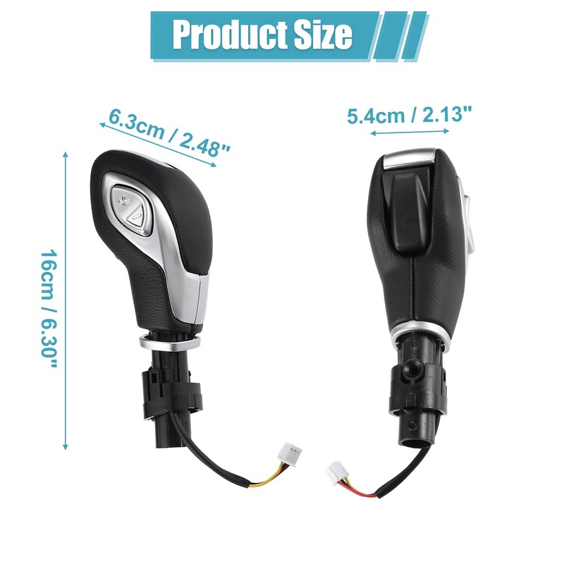 uxcell Automatic Gear Shift Knob Handle with Button for Ford
