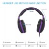 EGTMA Audifonos Profesional Diadema Gamer Usb Audio Led