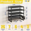 jsyonii Power Tool Organizer, 5 Layer Drill Holders Wall Mount,