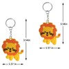 iMagitek 24 Pack Lion Keychains Safari Animal Keychains for Lion